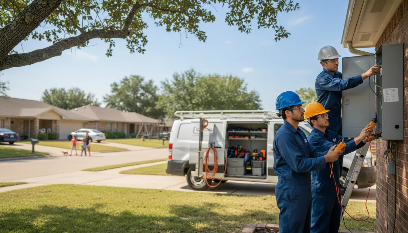 Certified electrician providing emergency electrical services in Davisville, MO